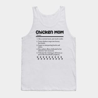 Chicken Mom Funny gift for chicken lover Tank Top